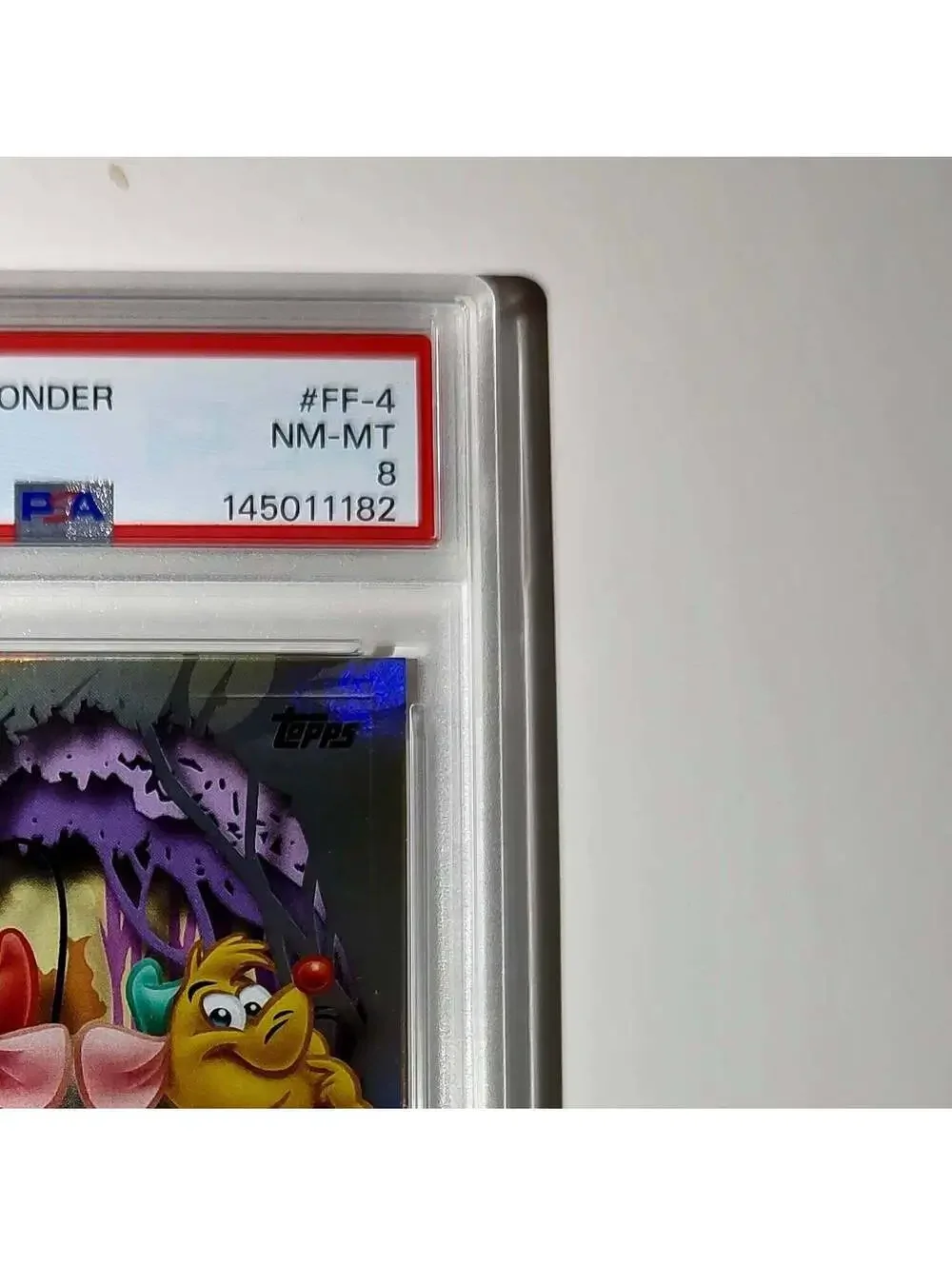 Jaq and Gus 2025 Topps Disney #FF-4 Furry Friends Card Cinderella PSA 8